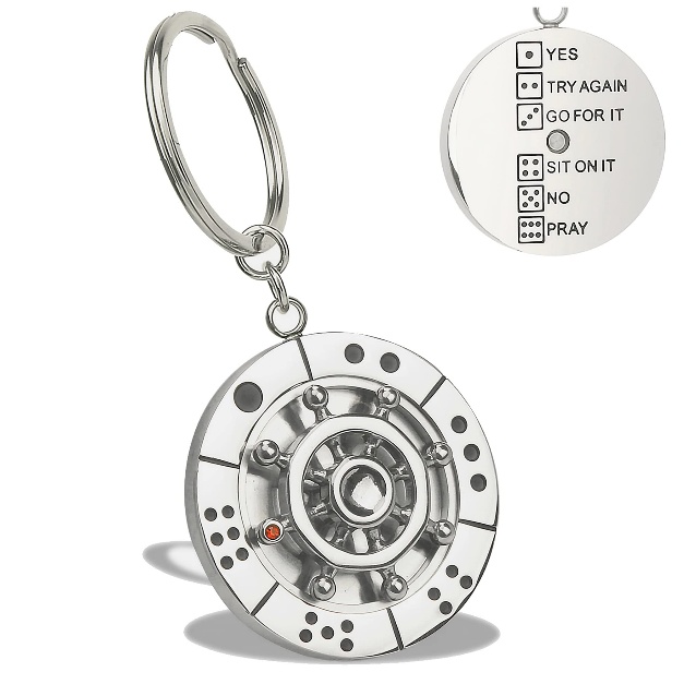 Fidget Spinning Key Chain Dice